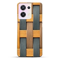 RINPAK Woven Texture Pattern Designer Printed Hard Back Case Cover
